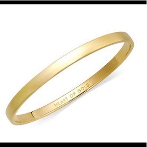 Kate Spade Gold Bangle “Heart Of Gold”